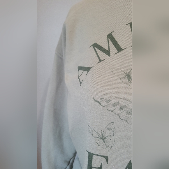 American Eagle Outfitters Light Gray Crewneck Sweater - Picture 3 of 4